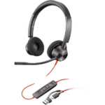 La Poly Blackwire 3320 Stereo es una diadema profesional con conexión USB-C, diseñada para comunicaciones y actividades cotidianas de trabajo. Incorpora micrófono con reducción de ruido, diseño con banda para la cabeza y un adaptador USB-C/A incluido, ofreciendo mayor versatilidad para conectarla a diferentes equipos compatibles.