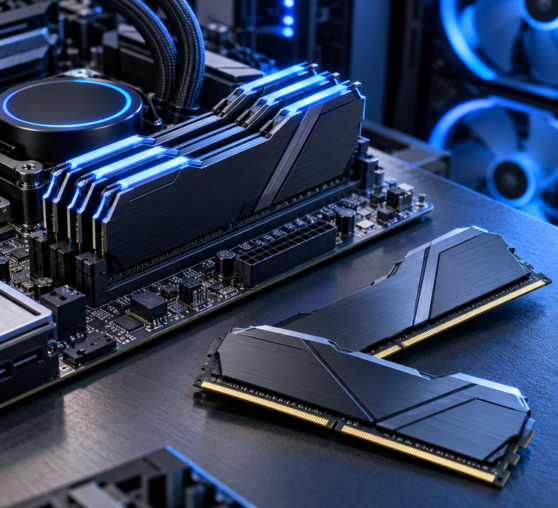 Comparación de 8 GB, 16 GB y 32 GB de memoria RAM en un computador